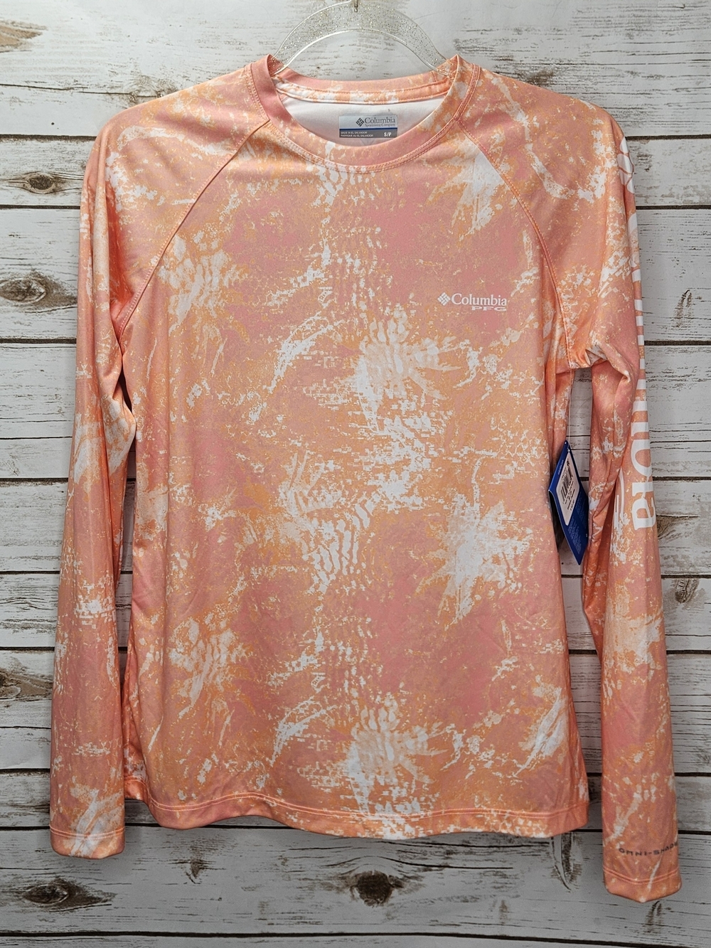 Columbia PFG Super Tidal Long Sleeve Tee Size Small